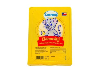 Eidam 30% salámový sýr pl. 100g-kart. 1,5 kg
