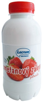 Smetanový zákys jahoda 330 ml